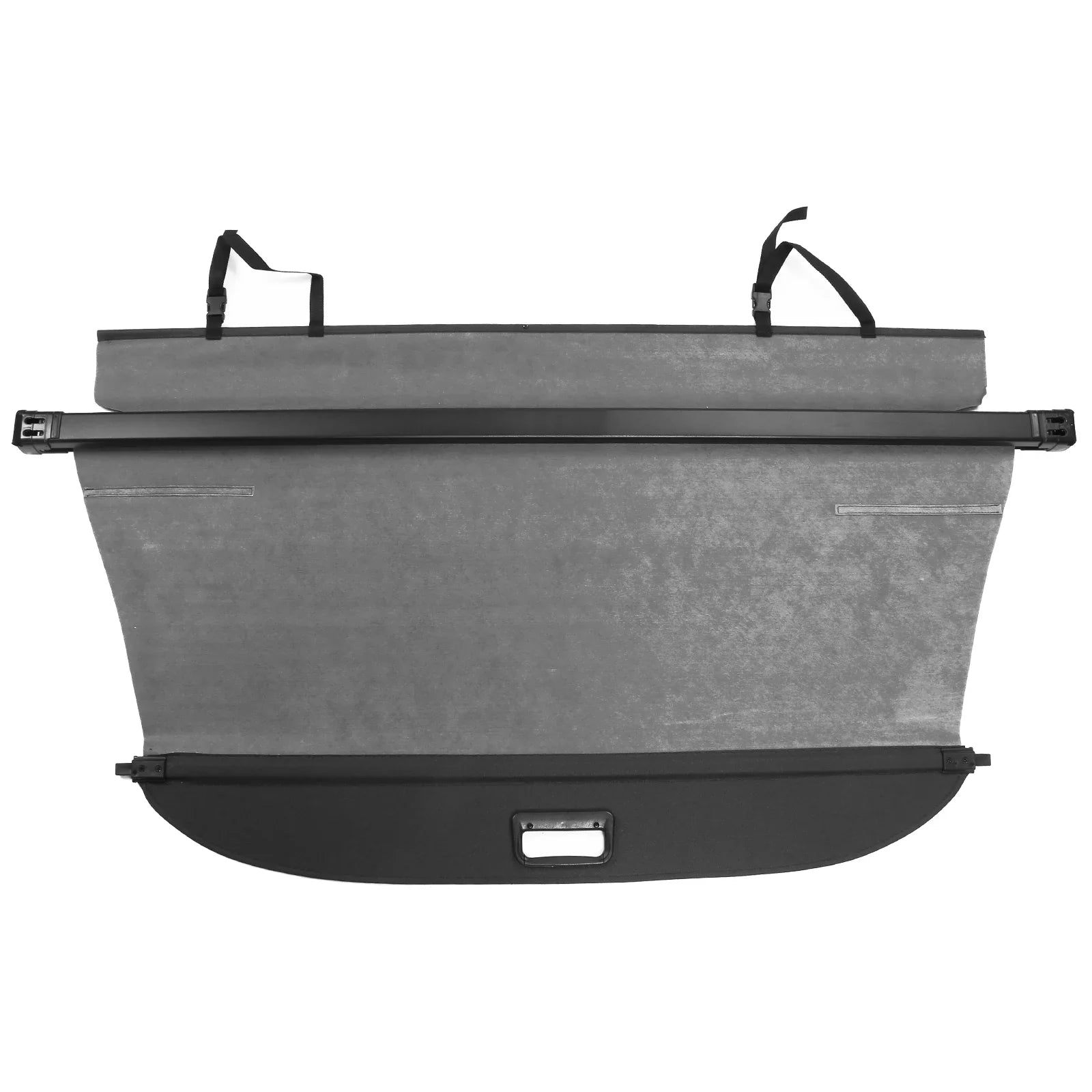 Ikon Motorsports Cargo Cover Compatible With 2023-2024 Honda CR-V All Models, OEM Sizetyle PVC & Aluminum Rod Black Sizeecurity Rear Trunk Cover Sizeecurity Retractable Sizehield 08Z07-3A0-110