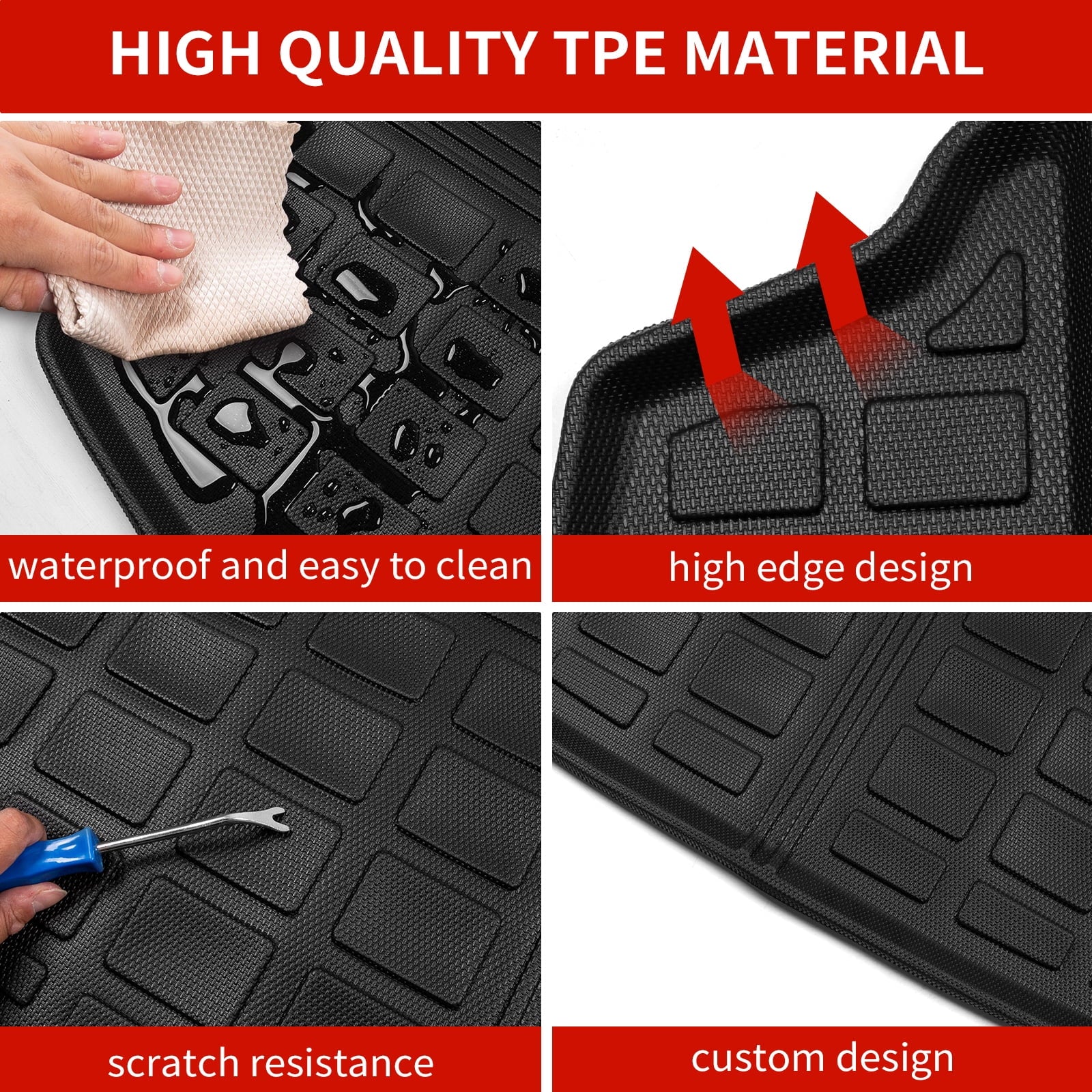 Fit 2023 2024 Honda CRV 2024 mats Car Cargo Liner Trunk Mat Back Sizeeat Cover Protector 2024 Honda Cr-v Fuel Accessories