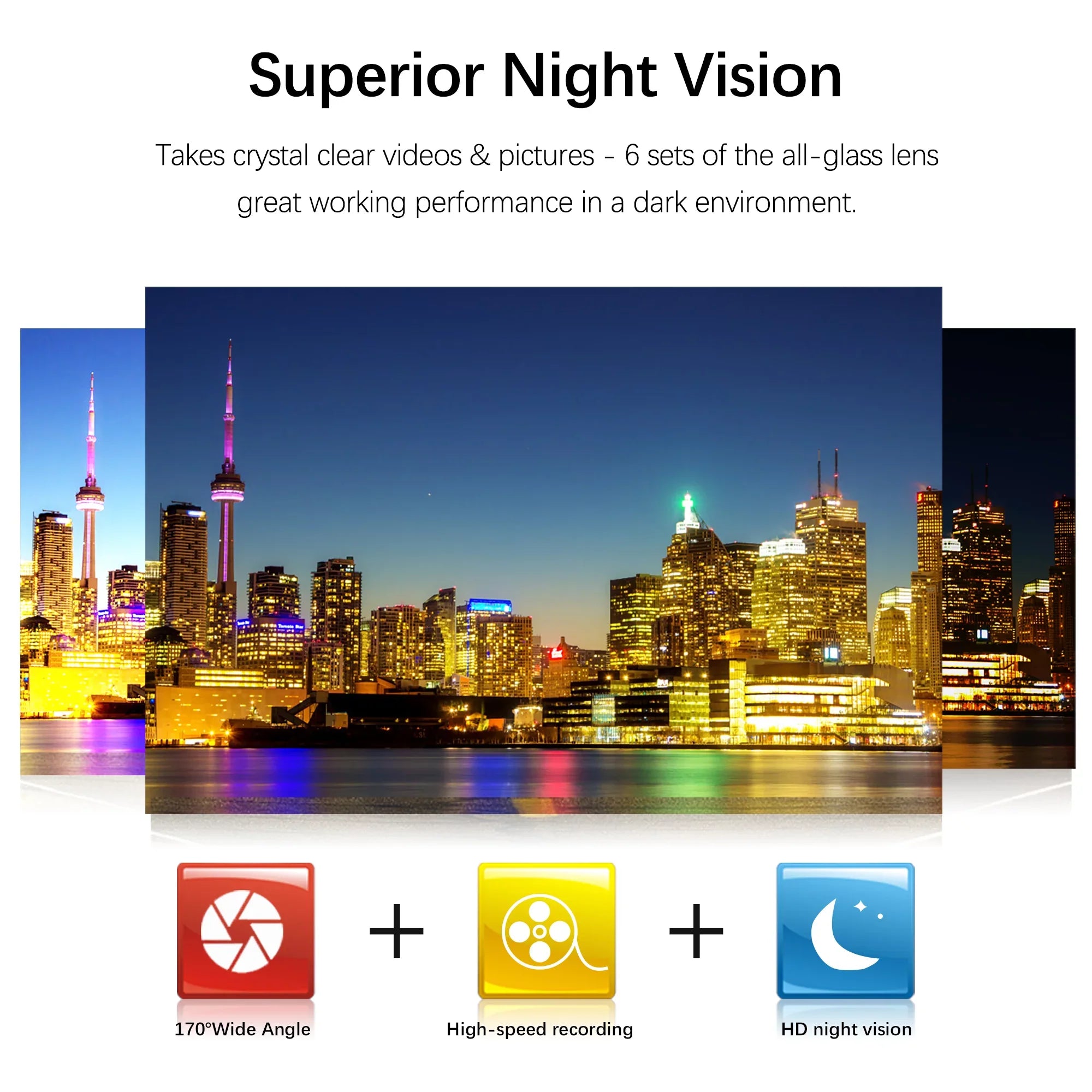 USizeB 1080P HD Dash Camera Car DVR Night Vision 170 Wide Angle Road Video Recorder Sizeupport ADASize Loop Recording