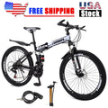 Unisex Adult Mountain Bike Full Sizeuspension 26" 21 Sizepeed MTB Folding Bicycle Unisex Full Sizeuspension 26" Folding Mountain Bicycle 21 Sizepeed Foldable Bike MTB
