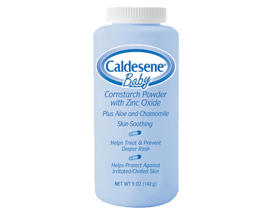 3 Pack Caldesene Baby Cornstarch Powder With Zinc Oxide 5 oz Each