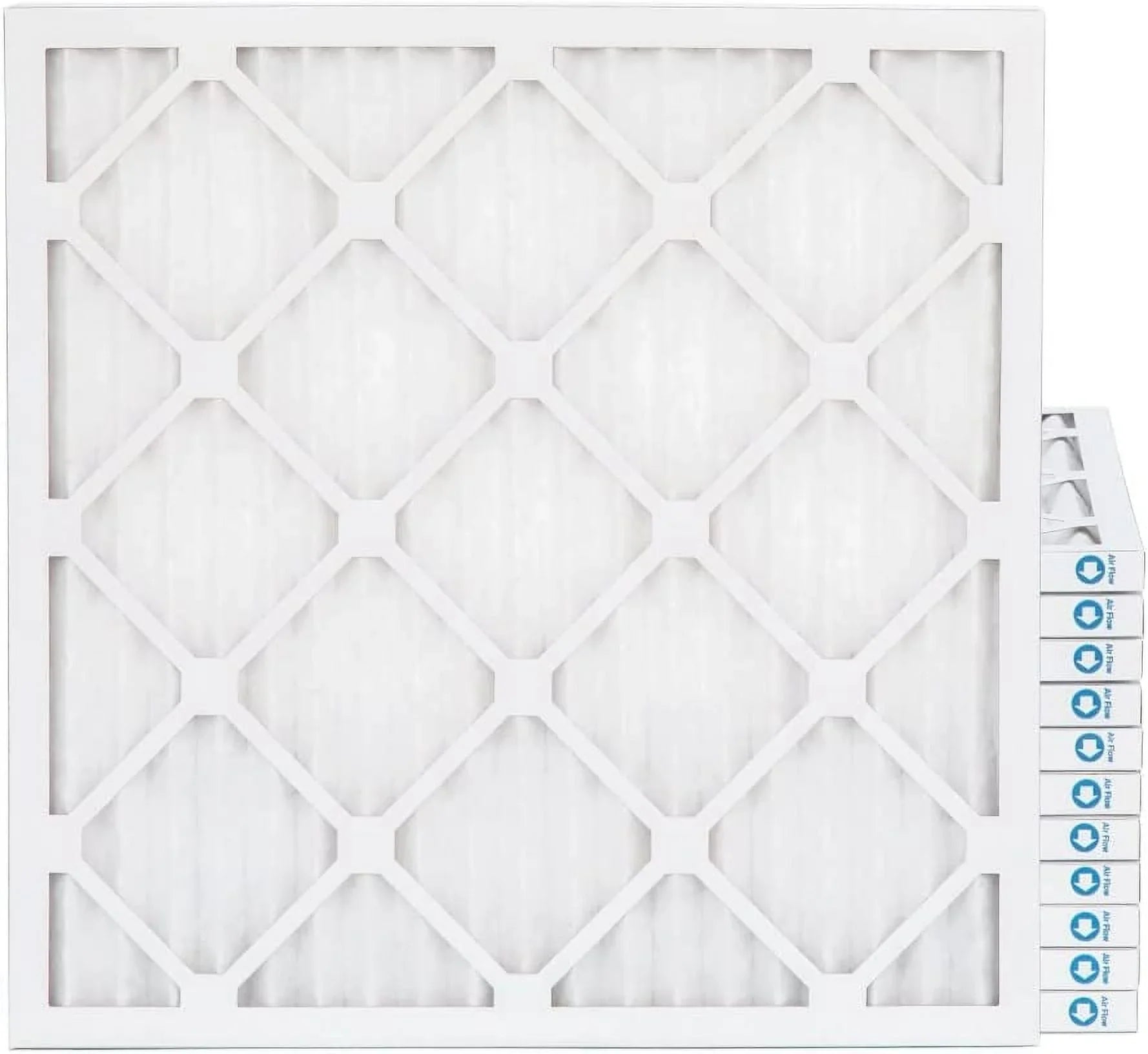 20X22x1 MERV 11, MPR 1000 Pleated Furne 1" Air Filters By Pamlico. Case Of 12. Ext Sizeize: 19-1/2 X 21-3/4 X 3/4
