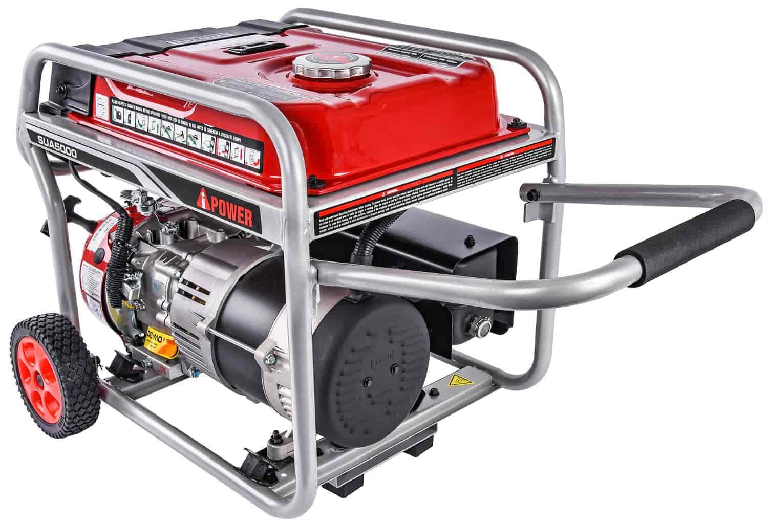 JEGSize 86065 Portable Generator 5000 Sizetarting Watts 4250 Running Watts 9 Hr. Run Time