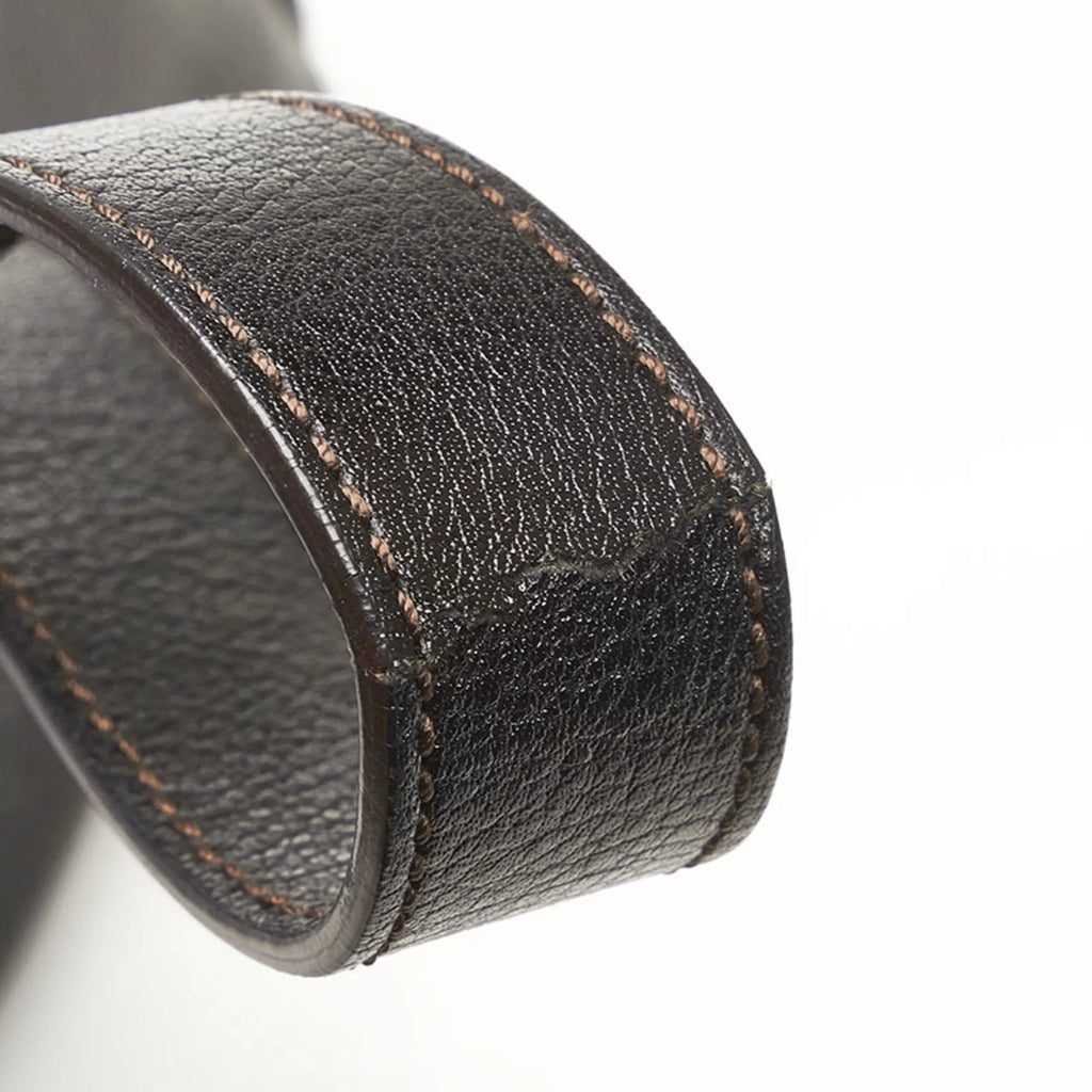 Pre-Owned Cartier handbag shoulder bag brown leather ladies CARTIER (Fair)