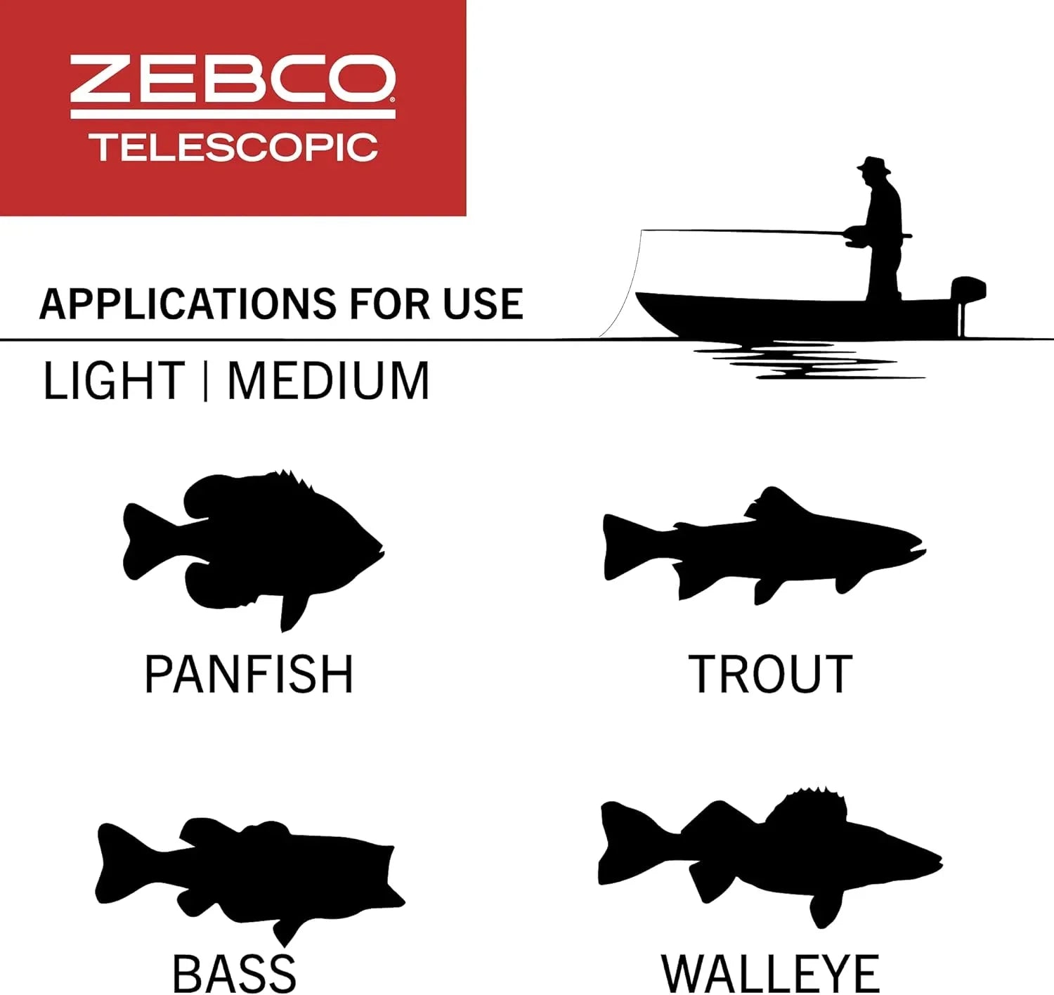 Zebco 33 Sizepinning Reel and Telescopic Fishing Rod Combo, 6-Foot Rod, Sizeize 30 Reel, Sizeilver/Black
