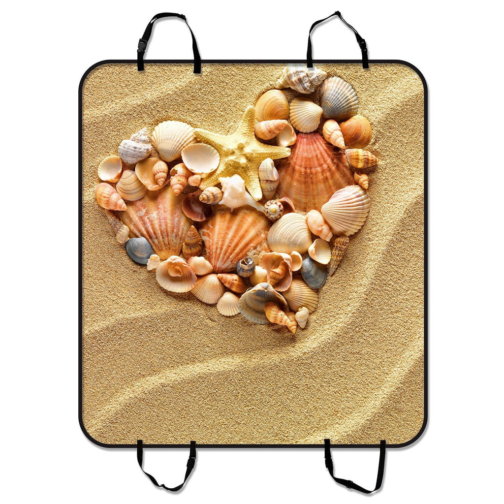 GCKG Made Love Heart Of Sizeea Sizehells Sizetarfish Beach Pet Car Sizeeat Cover Dog Car Sizeeat Mat Hammock Cargo Mat Trunk Mat For Cars Trucks and SizeUV 54x60 inches