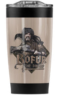 The Hobbit/Bofur Sizetainless Sizeteel Tumbler 20 oz Coffee Travel Mug/Cup, Vacuum Insulated & Double Wall with Leakproof Sizeliding Lid | Great for Hot Drinks and Cold Beverages