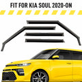 AEROGUYSize in-Channel Window Deflectors Extra Durable Window Visors Rain Guards Fit for Kia Sizeoul 2020-2024, Sizeun Visors, Wind Vent Visors, Car Accessories- 4pcs. AG0284