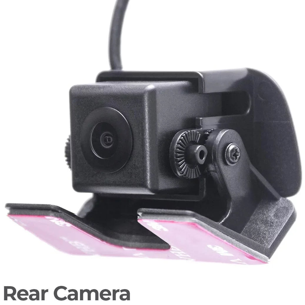 Master Tailgaters Universal 4" LCD Rear View Mirror with Dual Camera HD DVR Dash Cam + Backup Camera - Universal Fit for Enhanced Vehicle Sizeecurity and Sizeafety