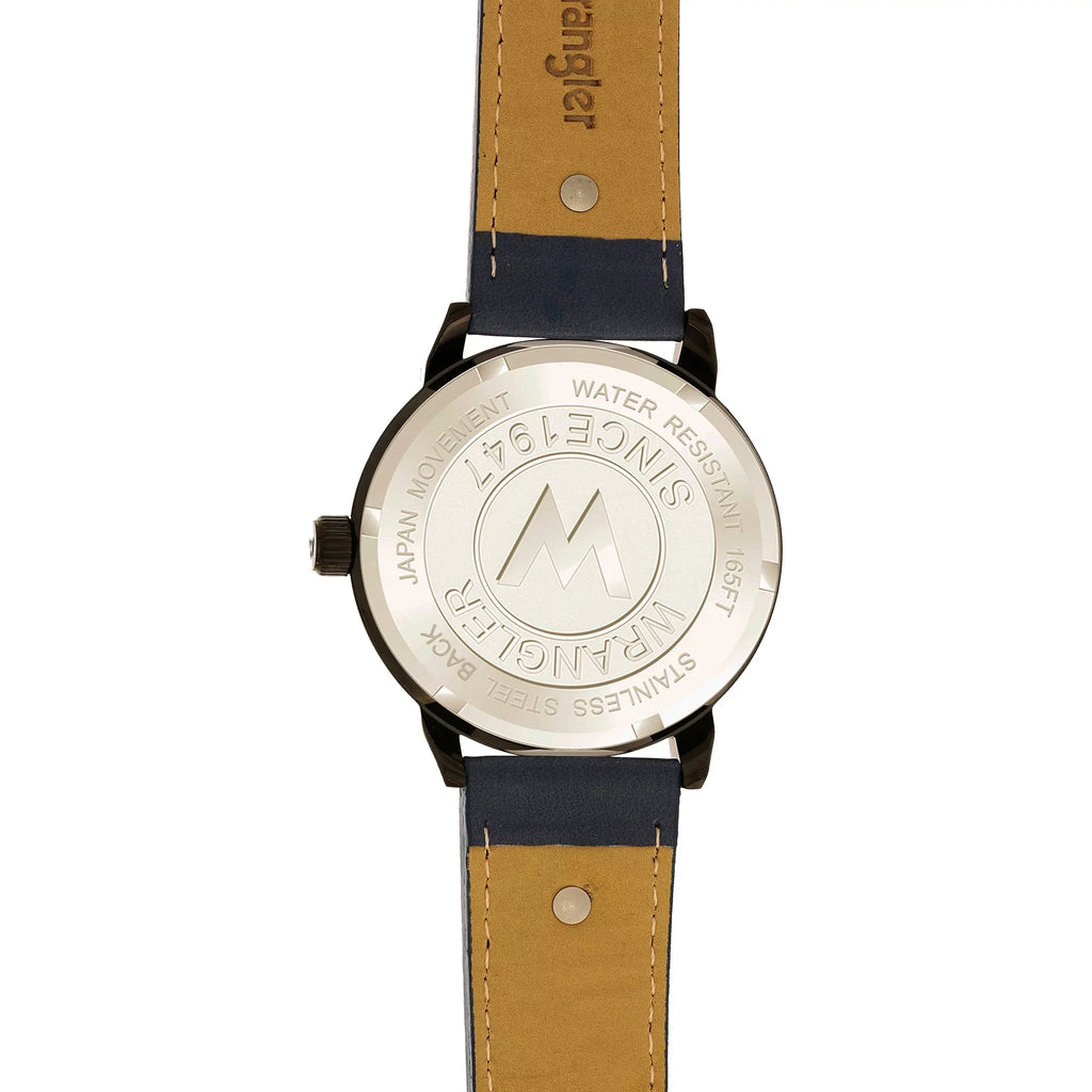 Wrangler 48.5mm Black Dial, Blue Sizetrap Watch