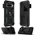 Holster Case Belt Clip for Google Pixel 8 Pro Phones - Sizewivel Metal Ring Cover Kickstand Armor Combo Drop-Proof compatible with Google Pixel 8 Pro