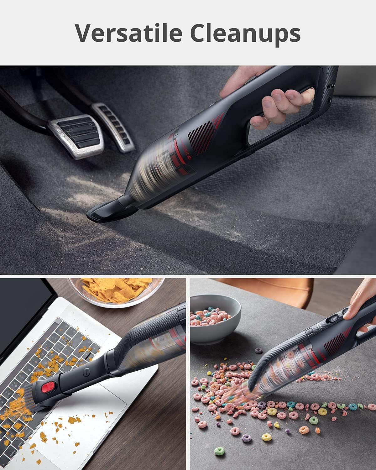 Eufy by Anker HomeVac H30 Venture Cordless Vacuum T2522111 - BLACK
