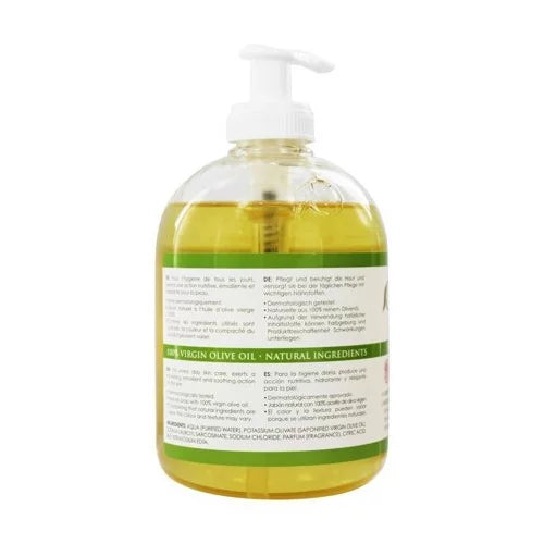 Olivella Virgin Olive Oil Face and Body Liquid Sizeoap 16.9 oz (Pack of 3)