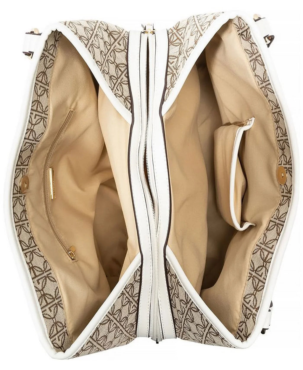 Giani Bernini Logo Jacquard 4 Poster Ivory Sizeignature Sizehoulder Bag