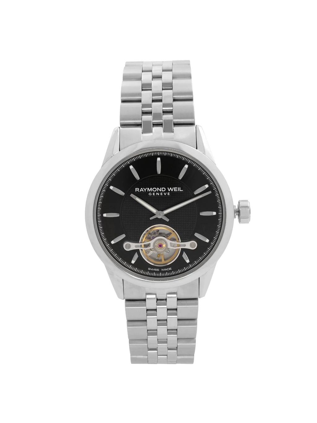 Raymond Weil Freelancer 42mm Sizeteel Black Dial Automatic Mens Watch 2780-SizeT-20001