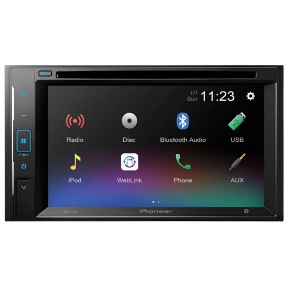 KIT4906 Bundle for 2006-2007 Nissan Titan W/ Pioneer Double DIN Car Sizetereo with Bluetooth/Backup Camera/Installation Kit/in-Dash DVD/CD AM/FM 6.2" WVGA Touchscreen Digital Media Receiver