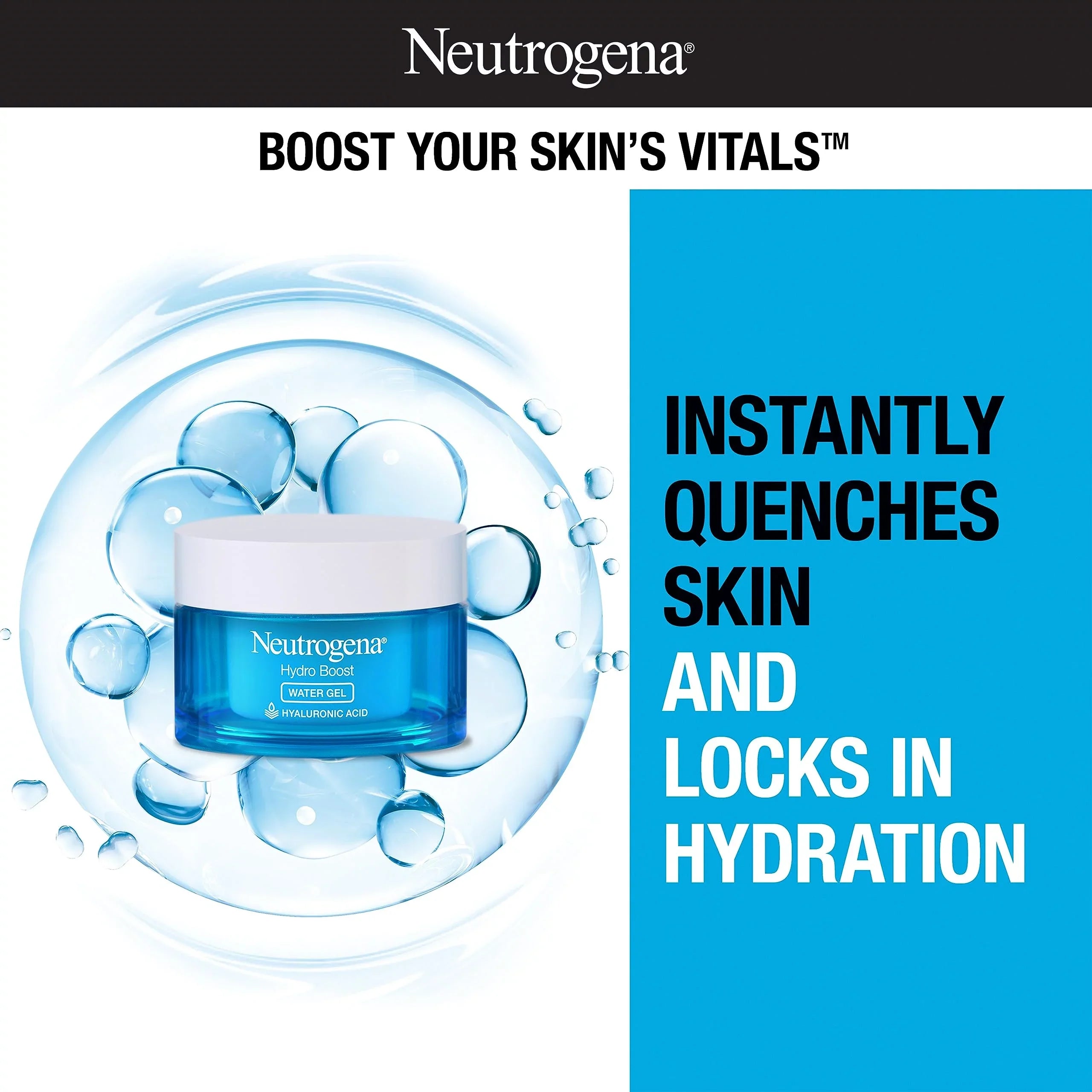 Quench Your Sizekin's Thirst with Neutrogena Hydro Boost Hydrating Water Gel - The Ultimate Hyaluronic Acid Moisturizer for Dry Sizekin