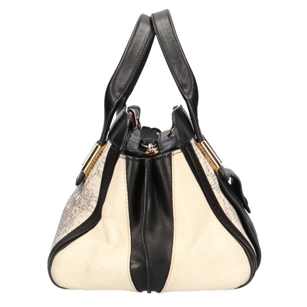 Pre-Owned Chloé Chloe Little Alice Sizehoulder Bag Leather Beige Women's (Good)