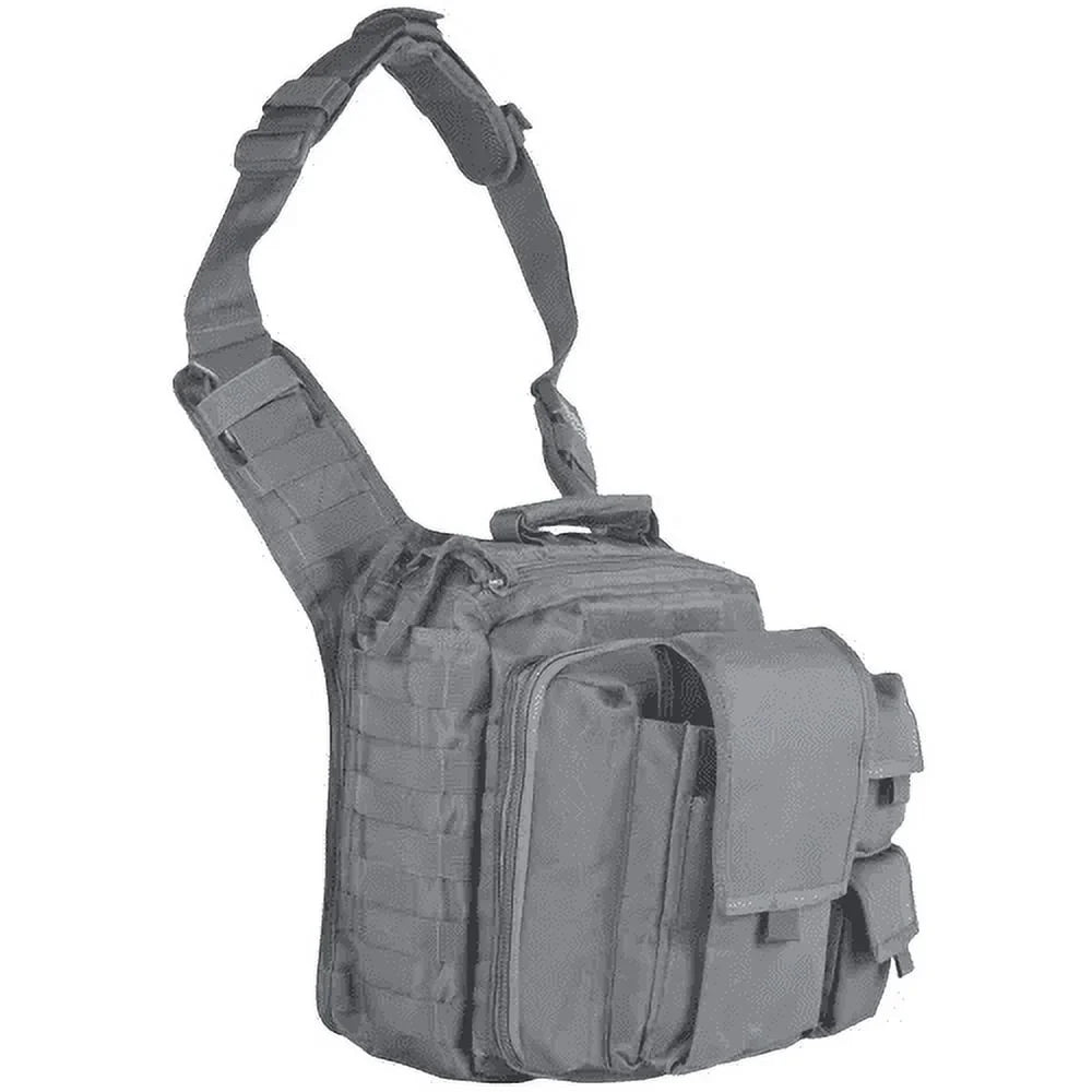 Over The Headrest Tactical Go To Bag - Grey Grey 12" x 10" x 10"