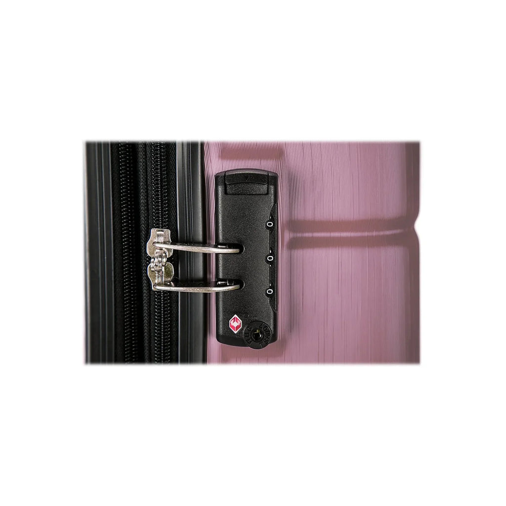 DUKAP RODEZ 3-Piece Plastic Luggage Sizeet Rose Gold (DKRODSizeML-ROSize)