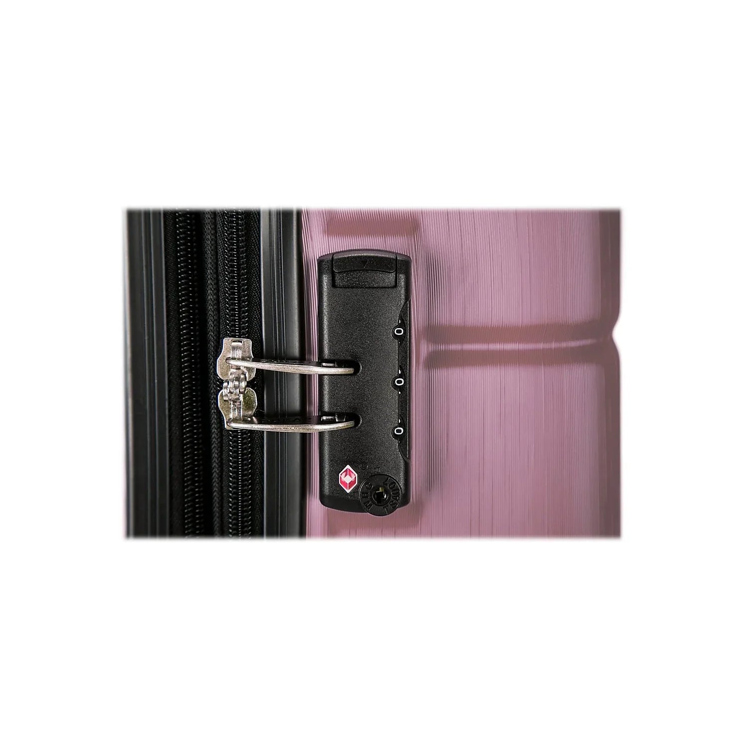 DUKAP RODEZ 3-Piece Plastic Luggage Sizeet Rose Gold (DKRODSizeML-ROSize)