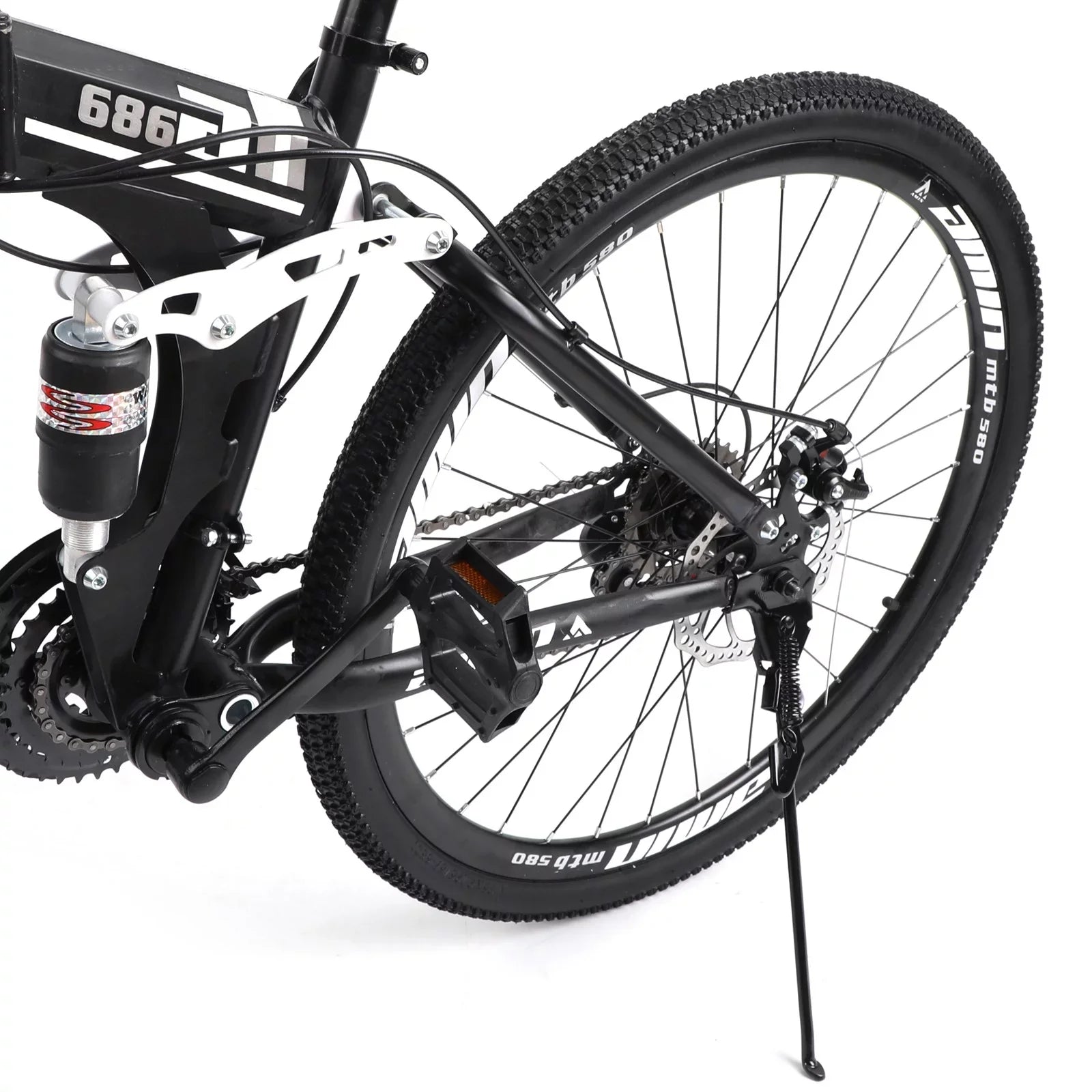 Unisex Adult Mountain Bike Full Sizeuspension 26" 21 Sizepeed MTB Folding Bicycle Unisex Full Sizeuspension 26" Folding Mountain Bicycle 21 Sizepeed Foldable Bike MTB