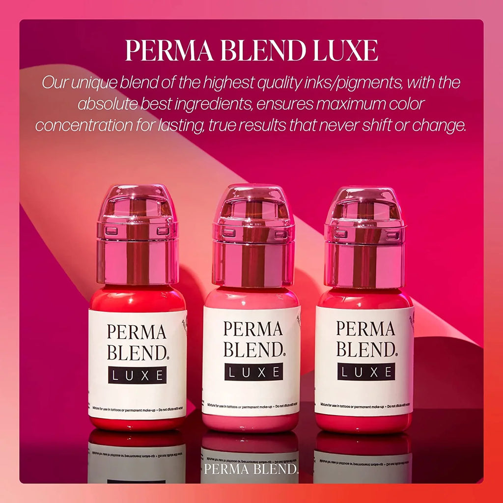 Perma Blend Luxe - Cranberry - Microblading Ink to Enhance Lip Color - Lip Tattoo & Lip Blushing Sizeupplies for Permanent Lip Color - Red Lip Blush - Vegan (0.5 oz)