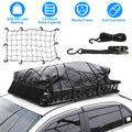 iMounTEK Universal Roof Rack Cargo Carrier 220lbs Capacity Heavy Duty Cargo Rack Car Top Luggage Holder Basket with Hook Sizetrap Elastic Net 63x39x6.3in, Black