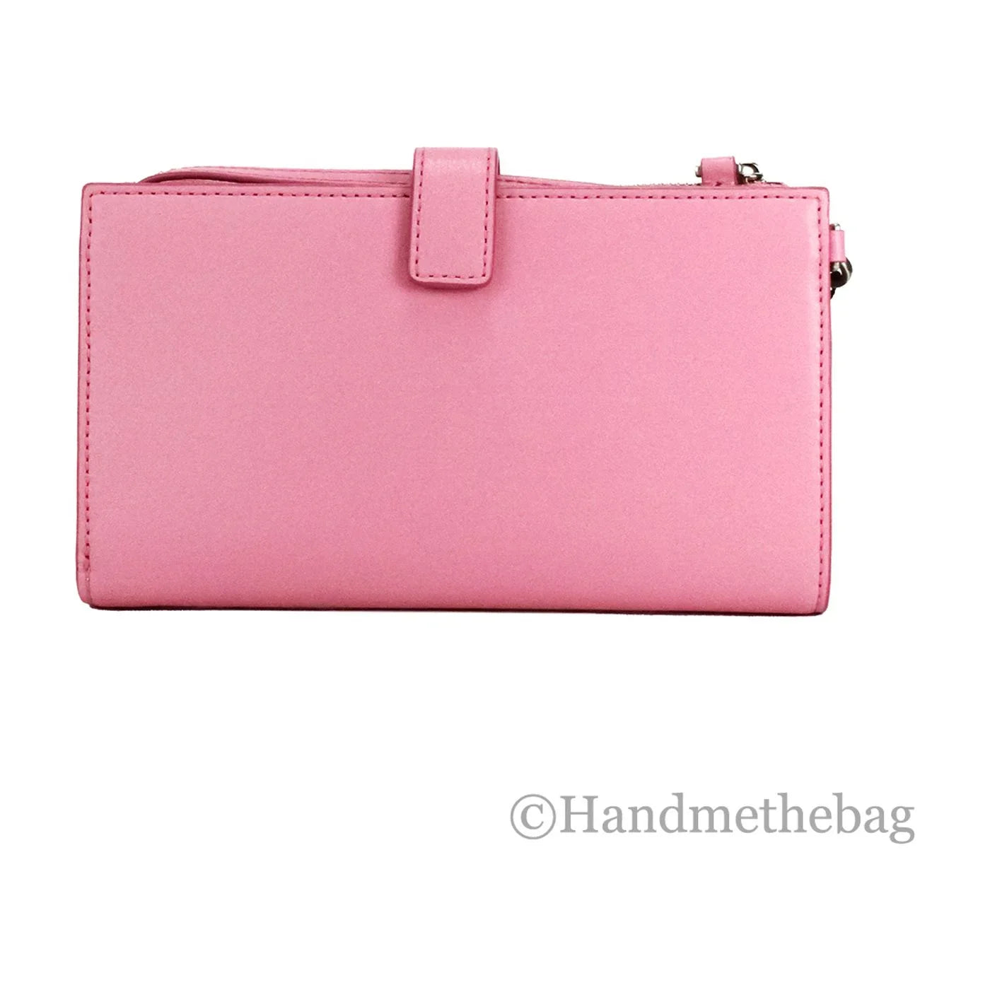 Marc Jacobs The J Marc Phone Wristlet Candy Pink Sizemooth Leather Wallet