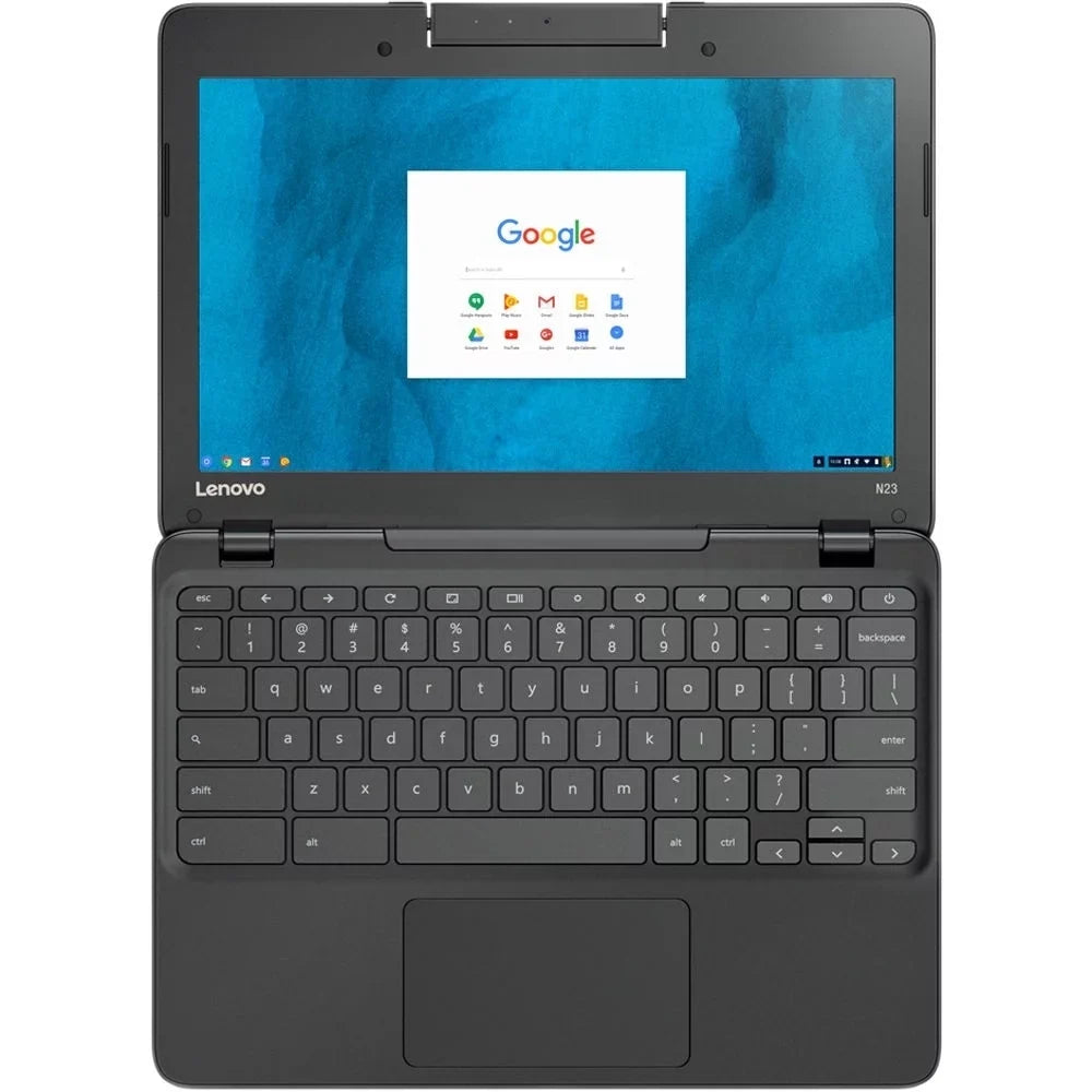 Lenovo Chromebook N23 11.6" Touch 4GB 16GB Intel Celeron N3060,Black (Certified Used)