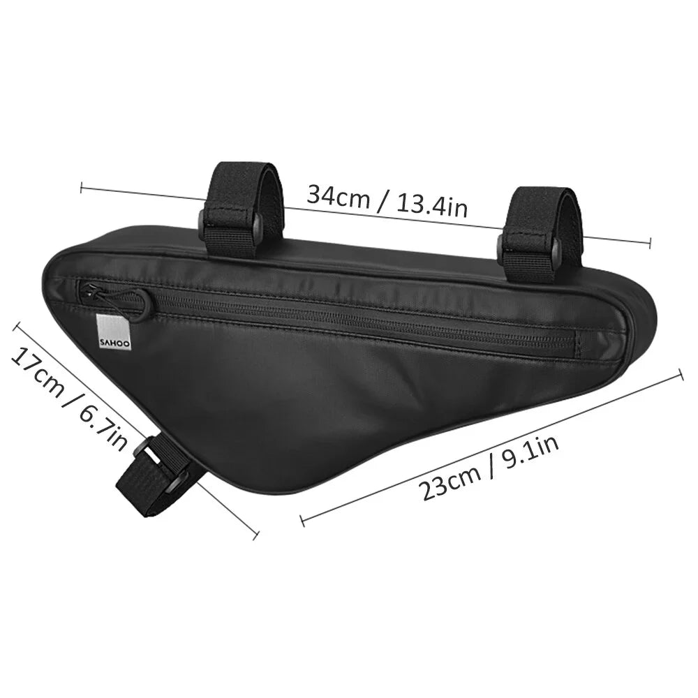 SizeAHOO Bike Pack,MTB Road Bike Waterproof Bike Under Road Bike Pouch Frame Waterproof Bike Under Tube HUIOP Frame ty MTB QAHM
