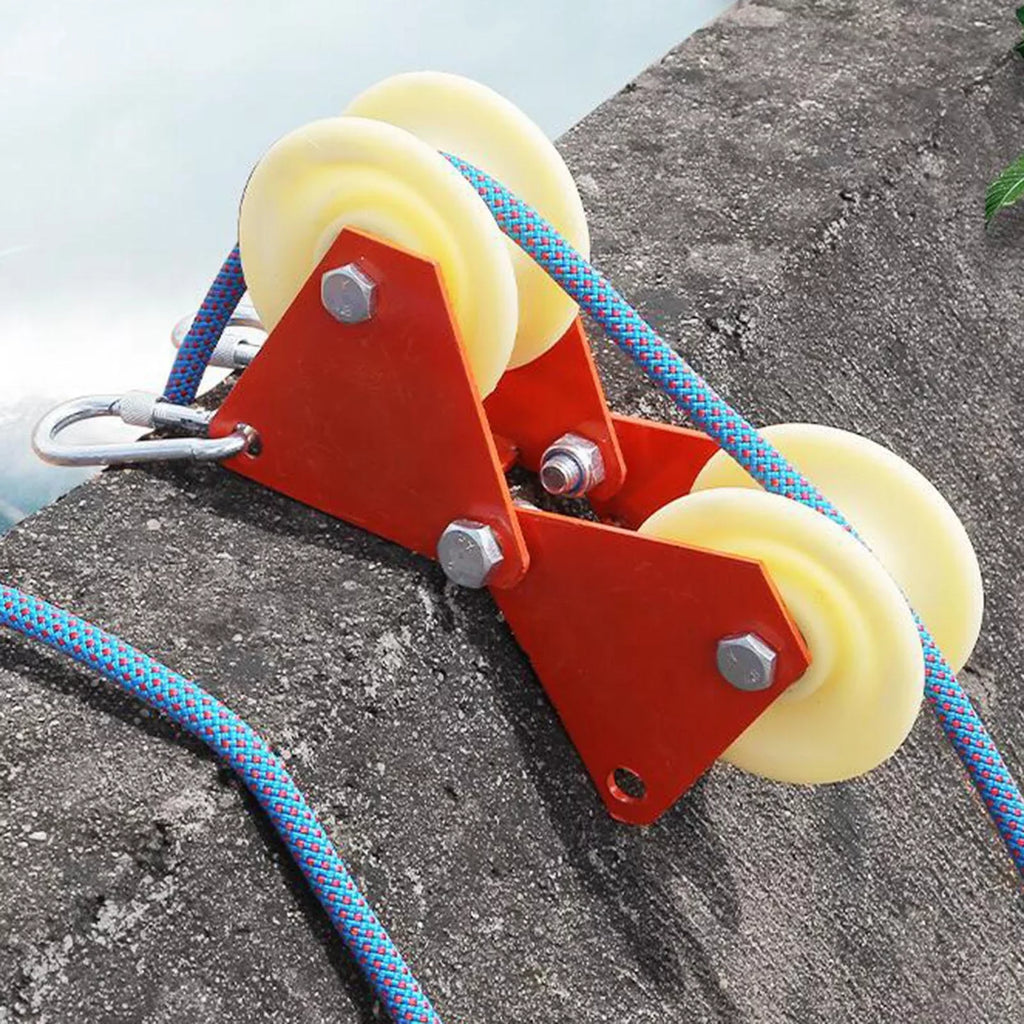 Rock Climbing Hiking Abseiling Rappelling Rope Anchor Rope Edge Sizeheath Wheels Wear-Resistant Accessories