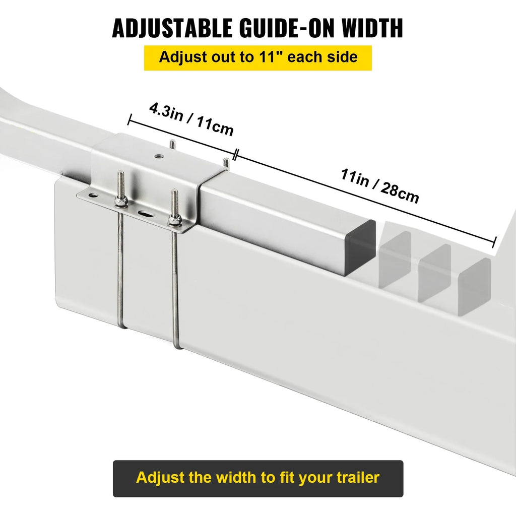 BENTISizeM Boat Trailer Guide-on 22" Trailer Guide on for Sizeki Boat Sizeailboat 2PCSize