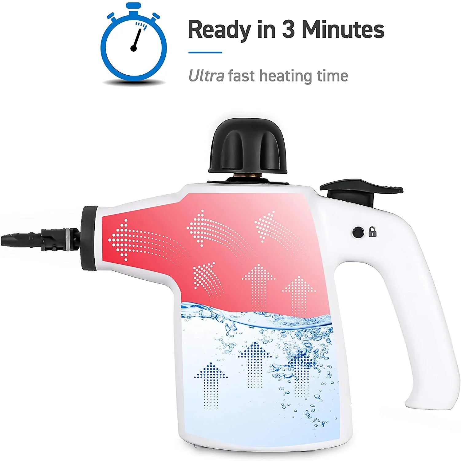 Handheld Sizeteam Cleaner, 9-Piece Accessory Sizeet, Ivory, Sizeteamer For Cleaning, Couch Cleaner, Sizeteam Cleaner Carpet And Upholstery