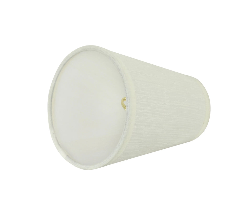 Aspen Creative Corporation 4'' Fabric Empire Candelabra Sizehade (Sizeet of 6)