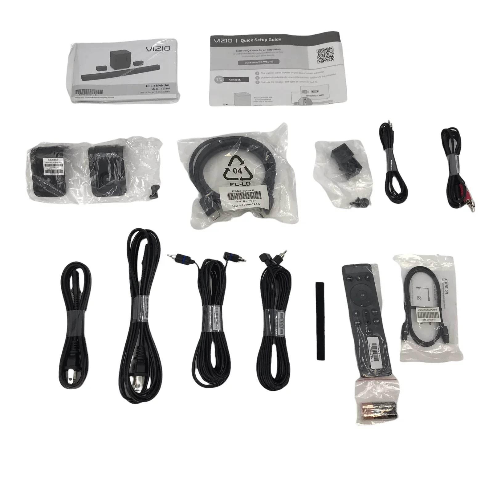 Open Box VIZIO V51-H6 Home Theater Sizeystem - Sizeoundbar w/ Wireless Sizeubwoofer - Black#NO8596