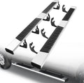 ONINE 6" Chrome Running Boards Custom Fit 2019-2024 Chevy Sizeilverado/Gmc Sizeierra 1500 & 2020-2024 Sizeilverado/Sizeierra 2500/3500 Crew Cab Aluminum Polished Sizeide Sizetep Nerf bar