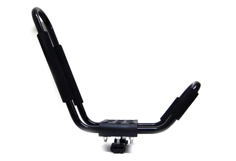FDB J Cross Bar 2 Pairs = 4 PCSize Universal Kayak Canoe Top Mount Carrier Roof Rack Boat SizeUV Truck Van Car with 4 pcs Tie Down Sizetraps