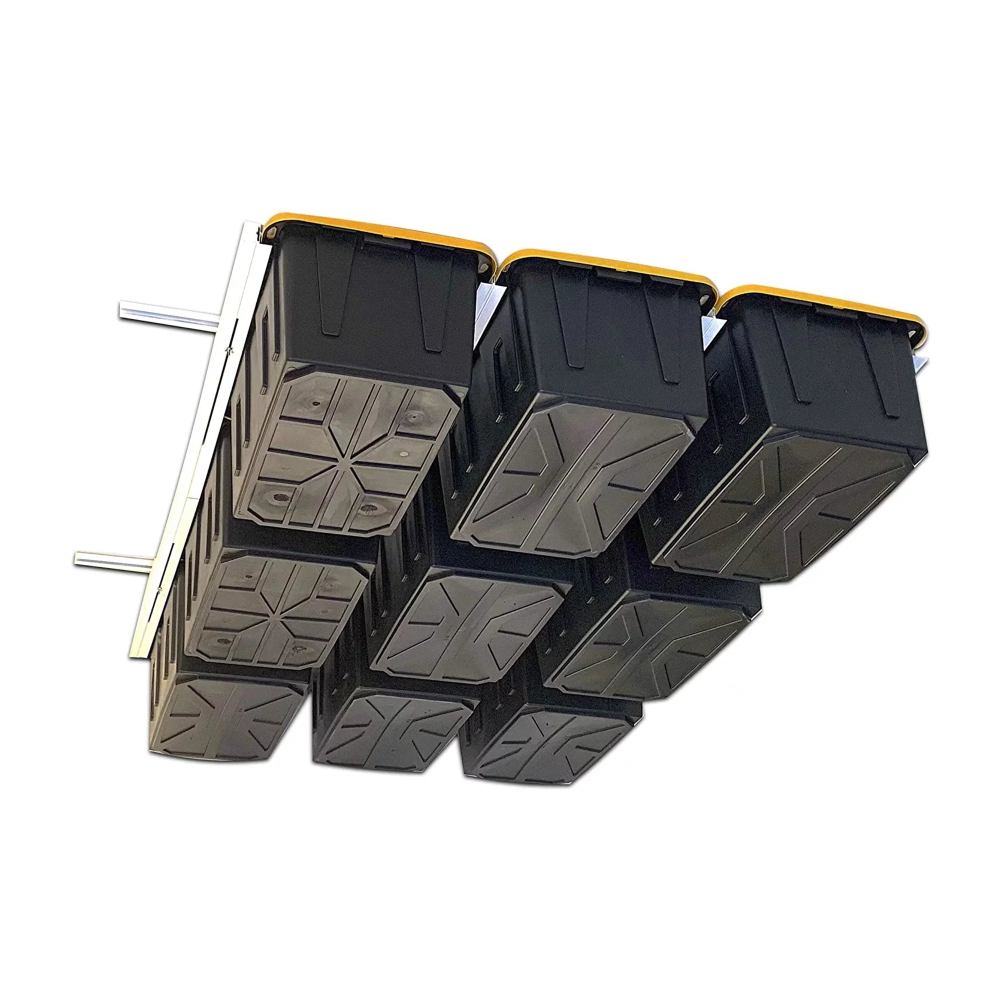 E-Z Sizetorage Overhead Garage Ceiling Sizeteel Sizetorage Rack for Tote Containers