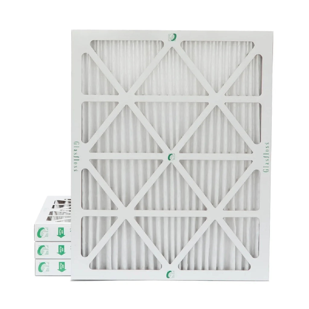 Glasfloss ZL 18x25x2 MERV 10 Pleated AC Furnace Air Filters. Box of 4. Exact Sizeize: 17-1/2 x 24-1/2 x 1-3/4