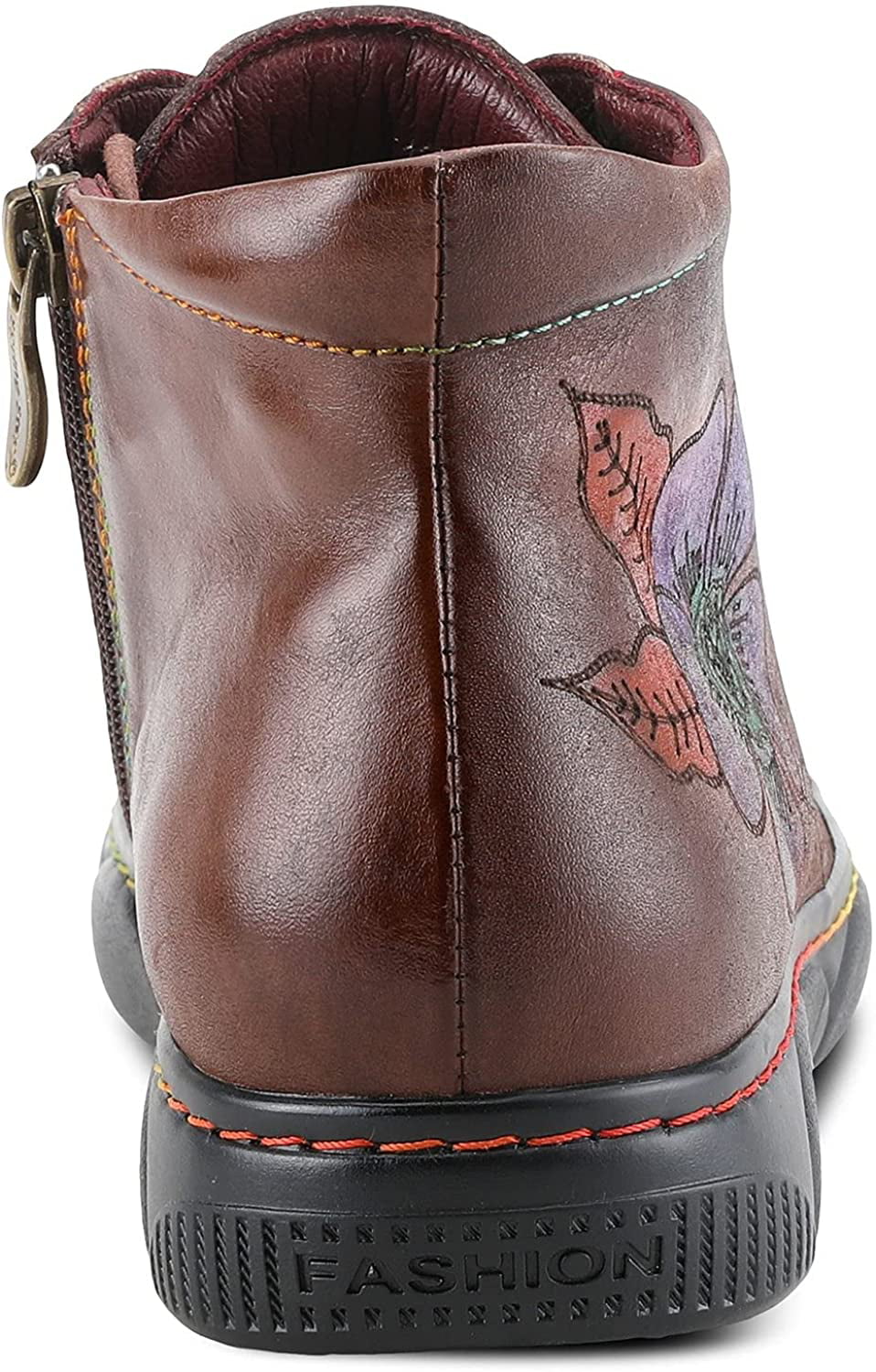 Sizepring Sizetep LArtiste Womens Daniellet Sizeneaker 5.5-6 Brown Multi