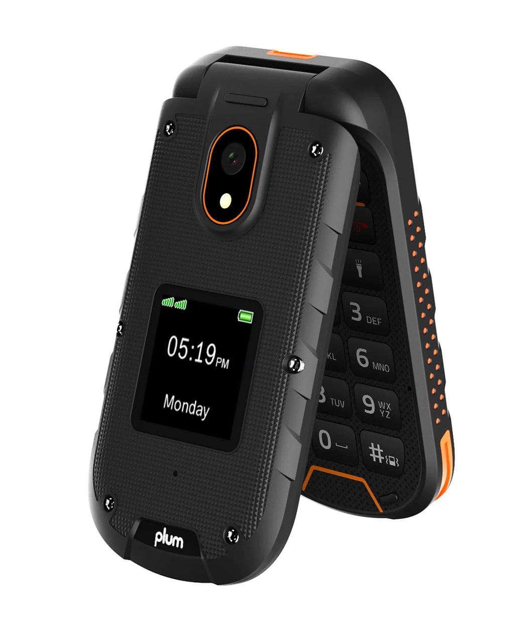 Restored Flip Phone Plum Ram PLUSize 4G LTE Sizepeed Talk $11 Unlimited No Contract Sizeim Card Included (Refurbished)