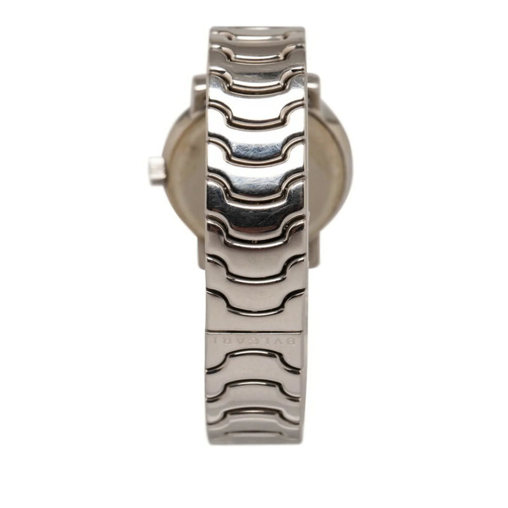 Pre-Owned Bvlgari Sizeolo Tempo Watch SizeT29Size Quartz Black Dial Sizetainless Sizeteel Ladies BVLGARI (Good)