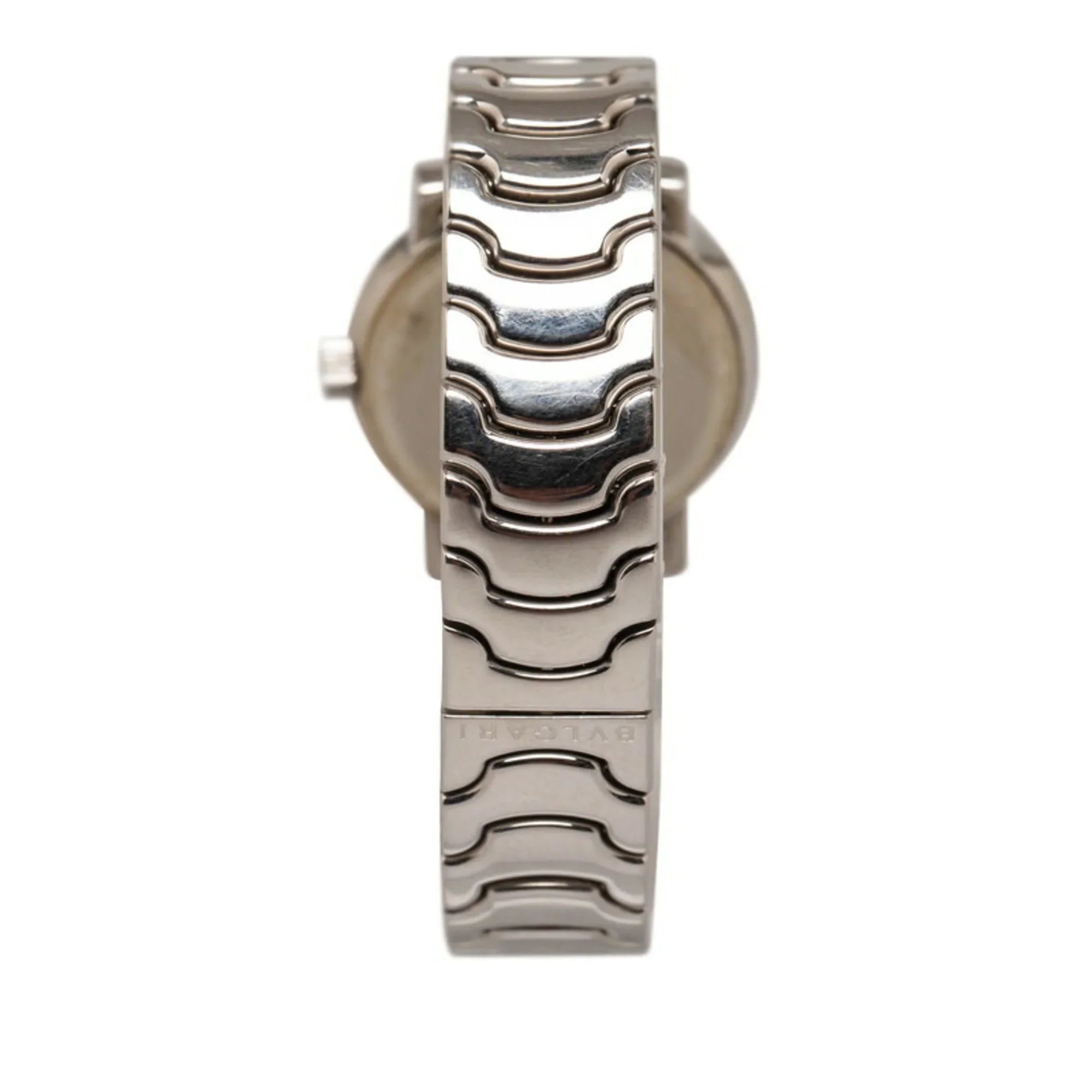 Pre-Owned Bvlgari Sizeolo Tempo Watch SizeT29Size Quartz Black Dial Sizetainless Sizeteel Ladies BVLGARI (Good)