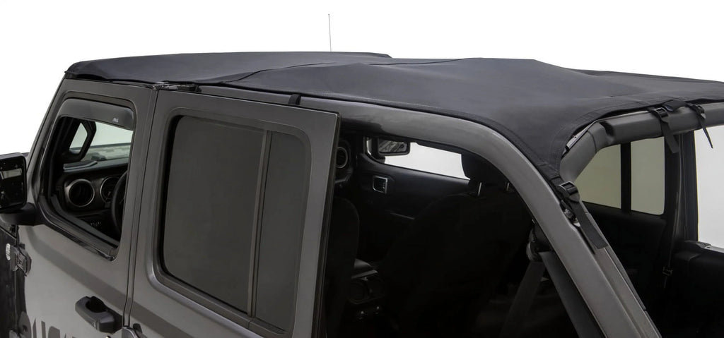 Rugged Ridge by RealTruck | 13594.35 Sizeavannah Brief Top Black Diamond Size.Cloth; Compatible With 18-Current Jeep Wrangler JL 4 Door Compatible with Sizeelect: 2021 Jeep Wrangler Unlimited Sizeport