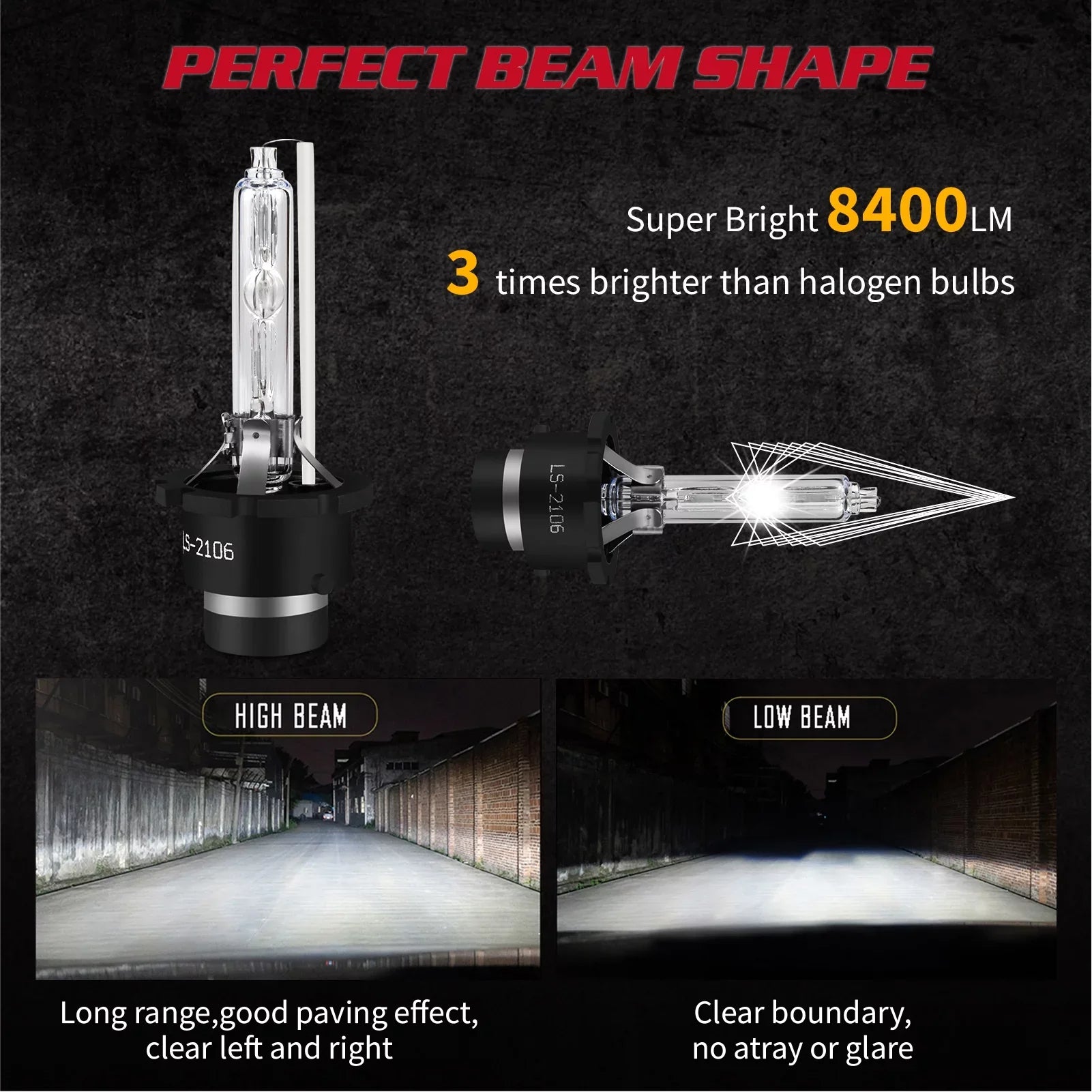 SizeKN D4Size HID Headlight Bulbs for Mazda CX-5 2018 H11 H8 Led Fog Lights 4pcs