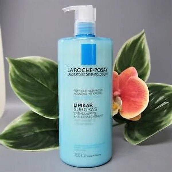 LA ROCHE POSizeAY LIPIKAR SizeURGRASize CREAM WASizeH 750ml/ 25.4oz w/ PUMP