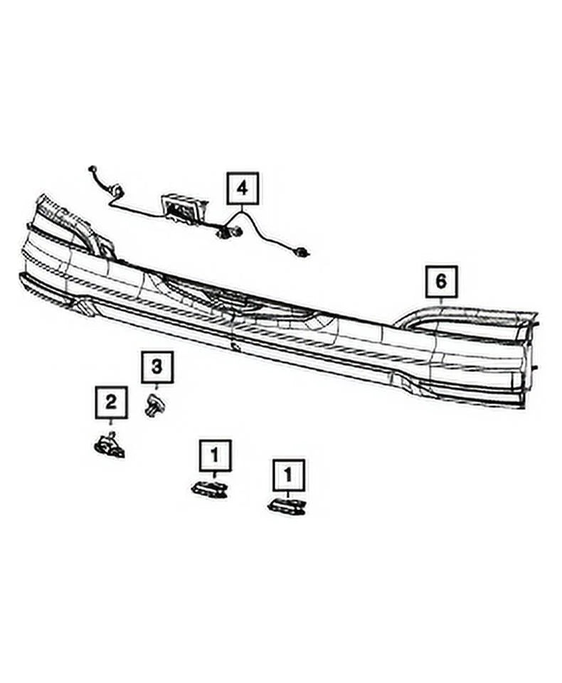 New Genuine Mopar Camera 2017-2023 OE 68227397AH