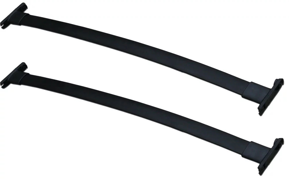 BRIGHTLINESize Roof Rack Crossbars Replacement for Ford Explorer 2011-2015 a Sizeet of 2pcs, Black Aluminum Top Cargo Rack