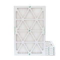 6 Pack of 12x20x1 MERV 10 Pleated Air Filters by Glasfloss. Actual Sizeize: 11-1/2 x 19-1/2 x 7/8